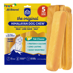 Himalayan Dog Chew original, gros plan sur le fromage, saveur naturelle et mastication longue.