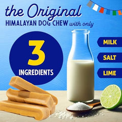 Friandise Himalayenne sans lactose, adaptée pour grands chiens.