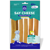 Himalayan Dog Chew Say Cheese original, texture ferme pour une mastication prolongée.