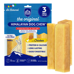 Himalayan Dog Chew – tranche fromage yak, mastication longue pour petits chiens jusqu’à 15 lb