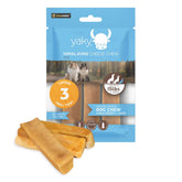 Himalayan Dog Chew Yak Cheese, emballage pratique, idéal pour sorties avec chien.