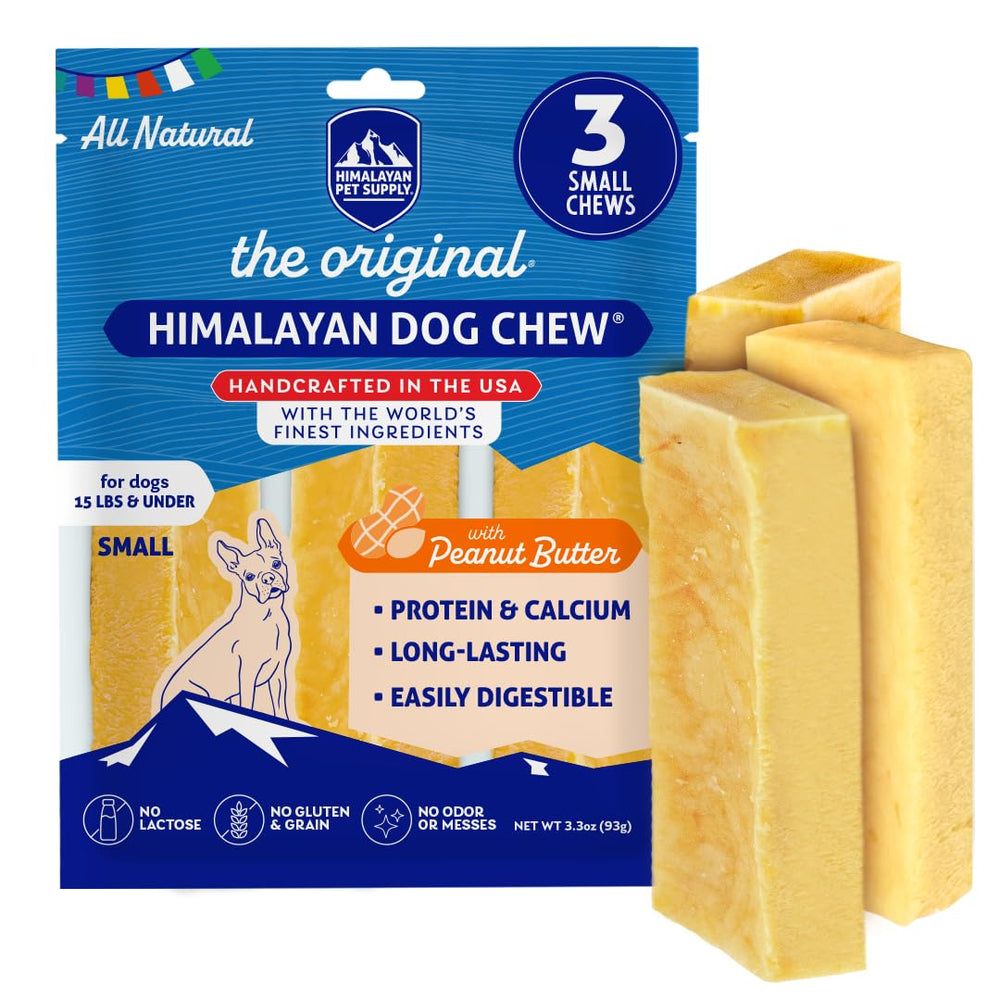 Friandise Himalayan Original au fromage de yak, parfaite pour occuper les chiens.