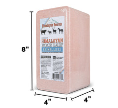 Bloc rose Himalayan Secrets pour faune sauvage, source minérale naturelle.