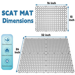 Kit Hmyomina de 10 tapis pointes, couverture flexible pour espace extérieur.