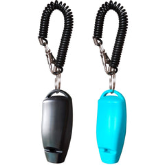 HoAoOo sifflet clic dressage chien, poignet noir, son clair pour commandes.