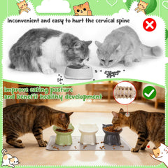 Hoemwarm bol-chat elevé 15 degres gris, repas plus naturel et stable