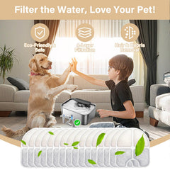 HOETEK éponges filtration FEELNEEDY 3Gal pour prévenir les obstructions et améliorer le flux.