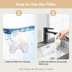 HOETEK système-filtration 4 couches : carbone et échange d'ions pour une eau plus limpide.