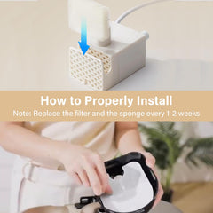 HOETEK notice d'utilisation rapide FEELNEEDY pour changer les filtres toutes les 1–2 semaines.
