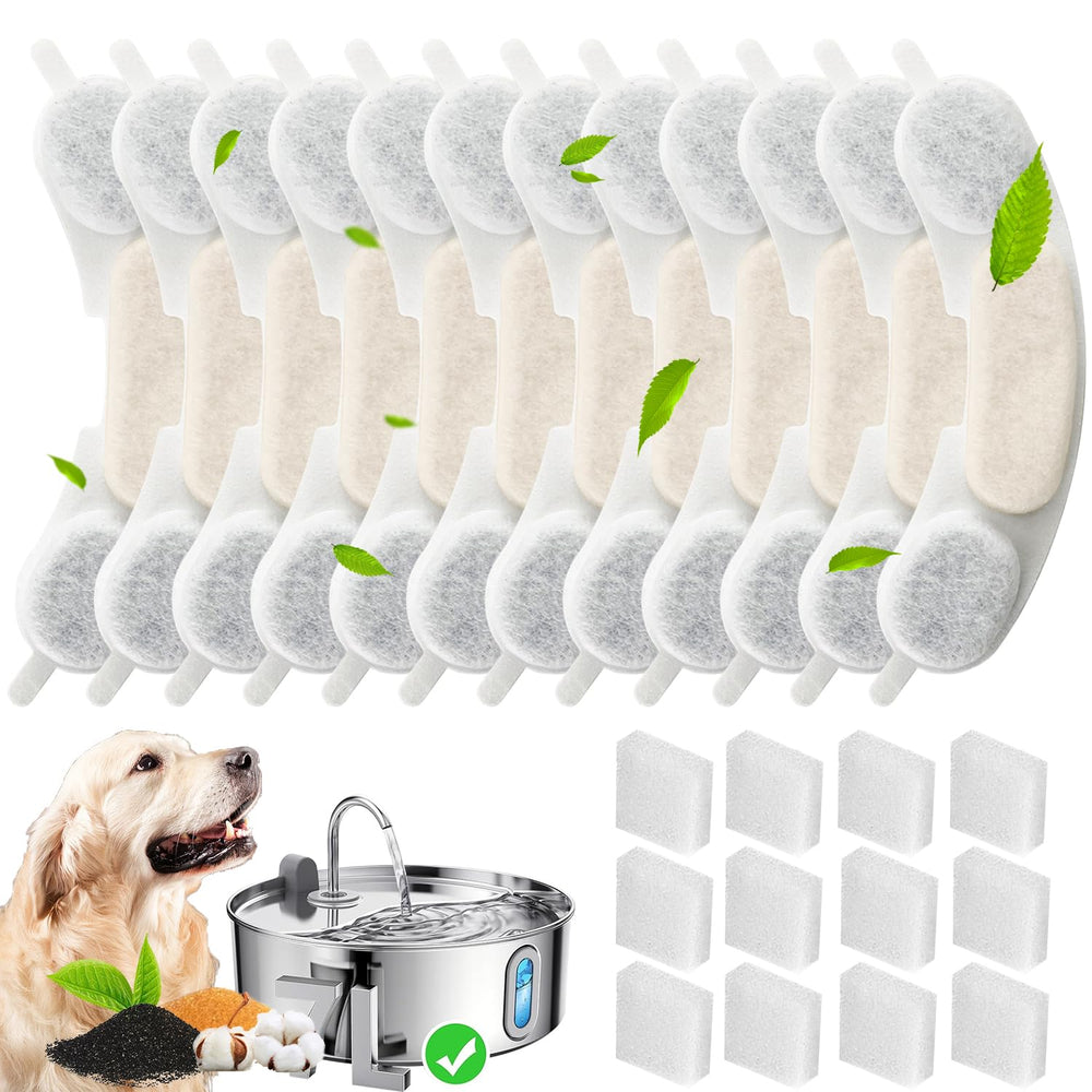 HOETEK Smartoo 7L – pack de filtres et éponges pour eau fraîche et propre