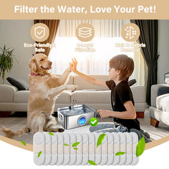 HOETEK Zuqqony filtre charbon actif, filtration avancée pour hydratation sûre.