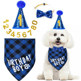 Hoewina chapeau anniversaire chien, décor festif et ajustable pour des photos mémorables