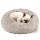 Hoewina lit rond anti-anxiete pour petit chien, confort enveloppant