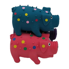 Hoiasem jouet sifflet latex mini cochon douceur adaptée aux petites mâchoires Mimi