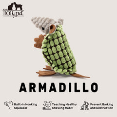 Hollypet Armadillo texture douce, massage des gencives pendant les séances de jeu.