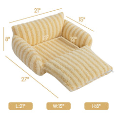Hollypet Canapé XS 21x15x8 pouces, espace intime pour chat.