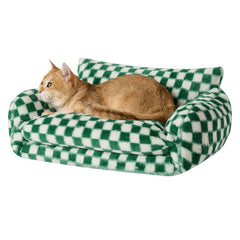 Hollypet lit chat double-couche offre un espace douillet et durable.