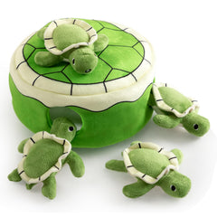Hollypet tortue-coquille-10x5: jouet interactif pour chien stimulant le jeu.