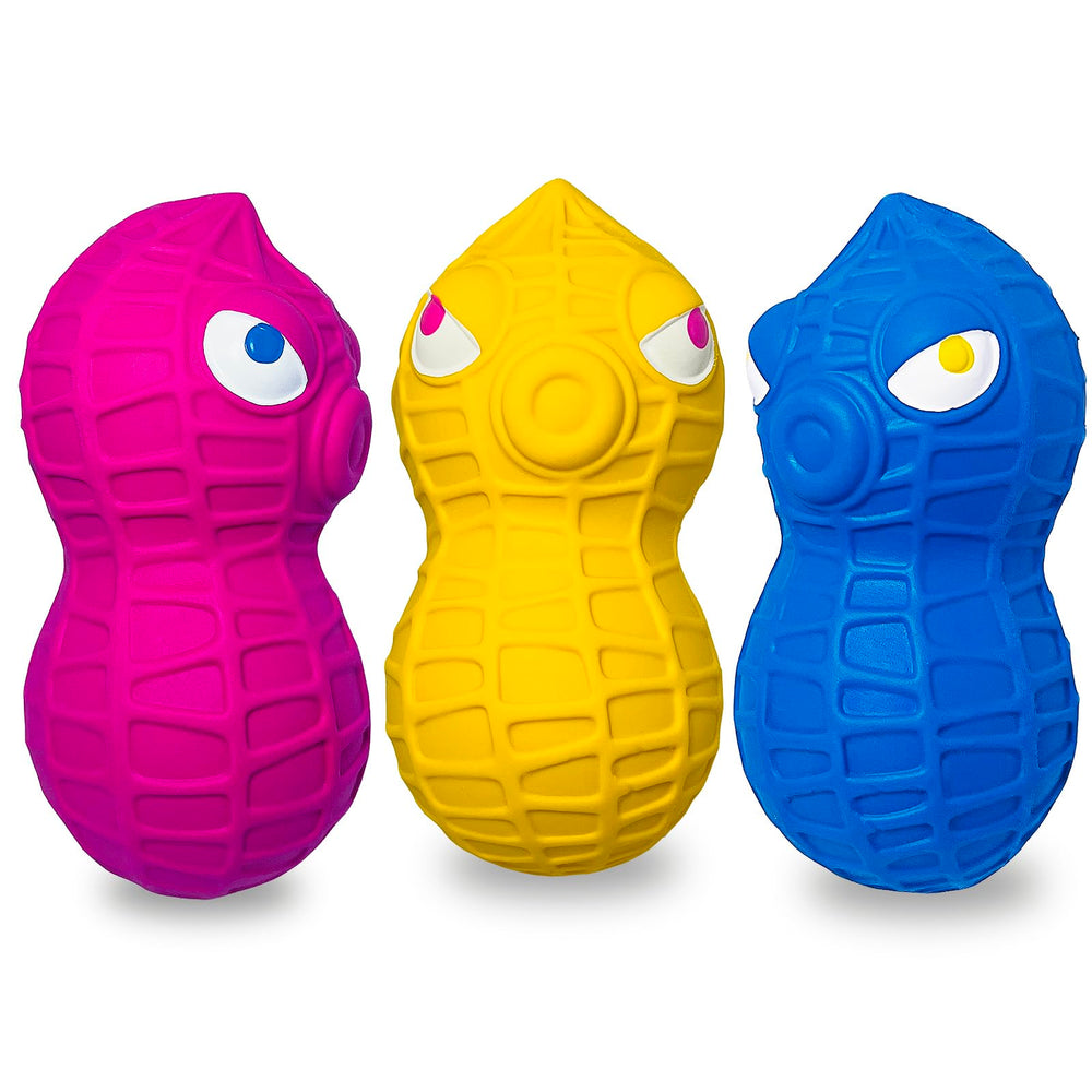 HOLYSTEED balle sifflet en latex naturel pour petits chiens, stimulation du jeu