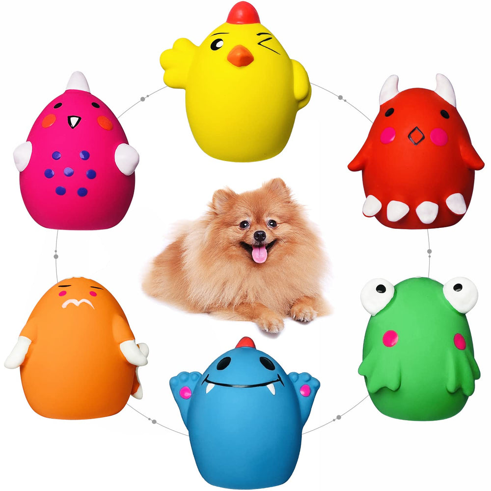 HOLYSTEED Boules couineuses pour petits chiens, stimulent le jeu et l’attention.