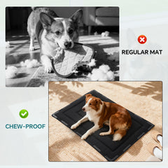 HOMBYS panier-chien tissu-resistante-mordure protege des dechirures.