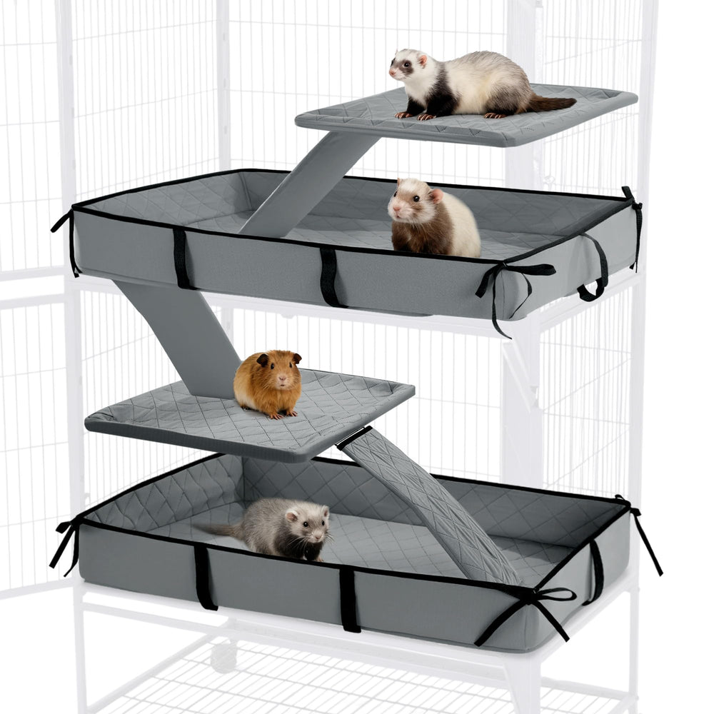 HOMBYS revêtement de cage pour furet, protection durable et entretien facile