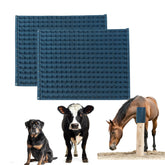 Homcare pad grattage cheval bleu ensemble, relief doux pour cheval