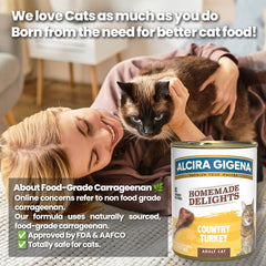 Homemade Delights nourriture humide pour chat – protéines de qualité et texture agréable.