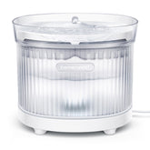 Fontaine HomeRunPet pour chat avec plateau en porcelaine, hygiène et nettoyage facilités.