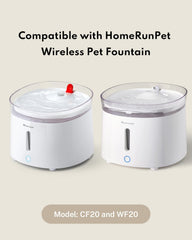 HomerunPet protège l’eau de la fontaine, limitant les particules et résidus.