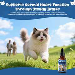 Gouttes Homibabis Taurine, administration facile dans le repas du chat.