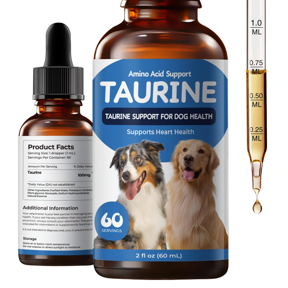 Homibabis Taurine Liquide: bouteille avec gouttes pour dosage précis dans le repas.