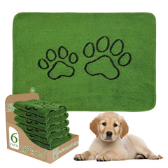 Homimp tapis-pipi lavable pack 6 vert, solution réutilisable pour l’entraînement et le nettoyage facile.