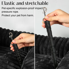 HOMLOVE ceinture de sécurité assure que votre chien reste sécurisé pendant le trajet.