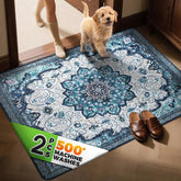 Hompet Tapis Litière 2 Pack – vue générale, couverture généreuse pour réduire les traces.