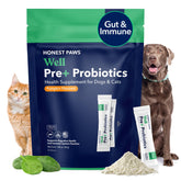Honest Paws Probiotiques pour Chiens – emballage pratique et dosage facile