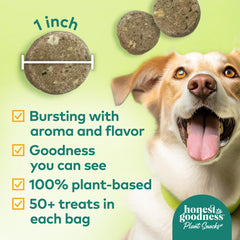 Friandises chamomile-ginger Honest to Goodness pour chien détendu.