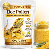 HoneySun pollen: poudre pure dans la bouteille, soutien nutritionnel pour reptiles.
