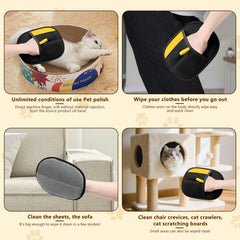 Gants Hongyunda épilation douce, brossage confortable pour votre animal.