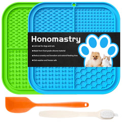 Honomastry pad de léchage avec ventouses robustes pour maintien sûr pendant le bain