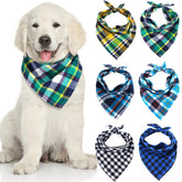 Bandana Honoson pour chien et chat, plaid classique, confort durable.