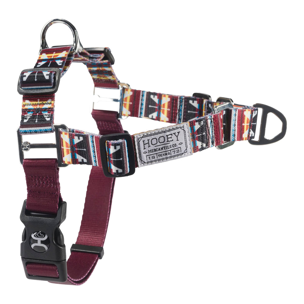 Hooey Nomad harnais sans tir pour chien, contrôle renforcé lors des promenades.