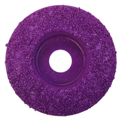 Disque Hoof Boss Dome violet fin grain, pour lisser le sabot après le soin