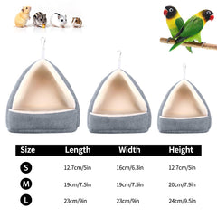 Hoopttay hamac-peluche-pour-oiseaux, installation simple et confort.