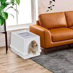 Litière HOP sans BPA, lavable au lave-vaisselle et entretien facile.