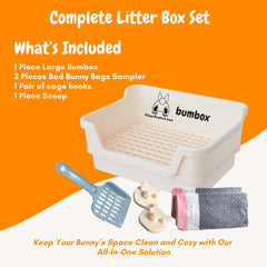 HoppScotch.bun Bumbox entrée basse, accès sûr pour petits animaux
