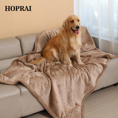 HOPRAI texture sherpa et microfibre recto-verso chaude