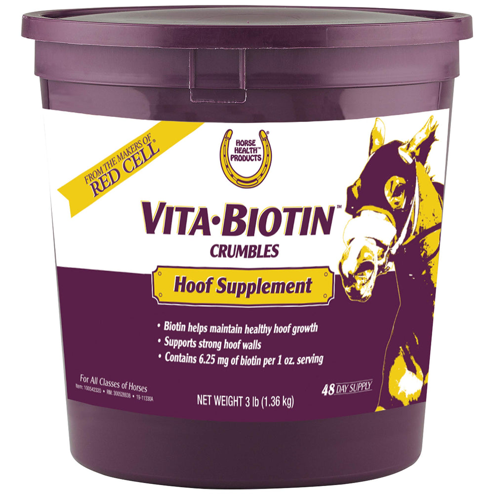 Horse Health Vita Biotin Crumbles - sabot en croissance et soutien structurel