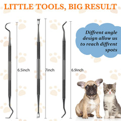 Hotop scraper detartrage dentaire double-tête pour chiens et chats