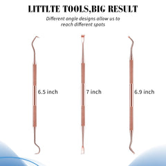 Hotop set d'outils dentaires animalier, 3 pièces, pratique.